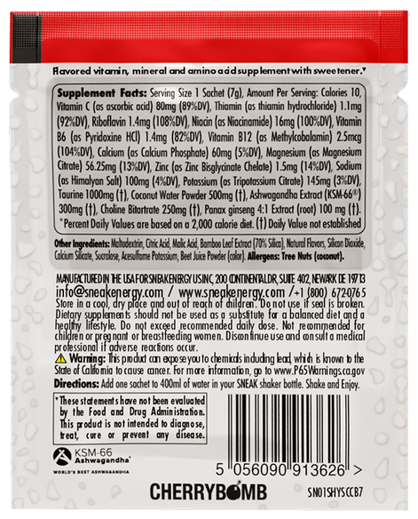 CHERRY BOMB HYDRATE 5 SERVINGS