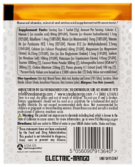 ELECTRIC MANGO HYDRATE 5 SERVINGS