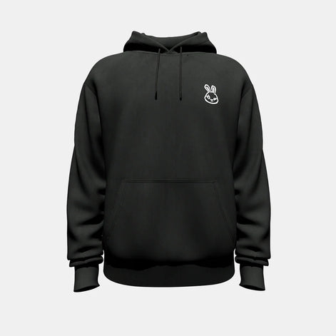 BLACK SNEAK HOODIE - M
