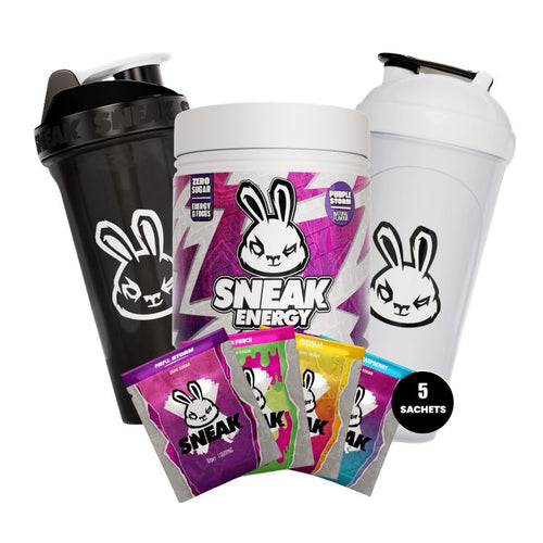 FUEL YOUR DAY WITH SNEAK TUB STARTER BUNDLE