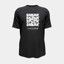 BLACK SNEAK TEE - XS