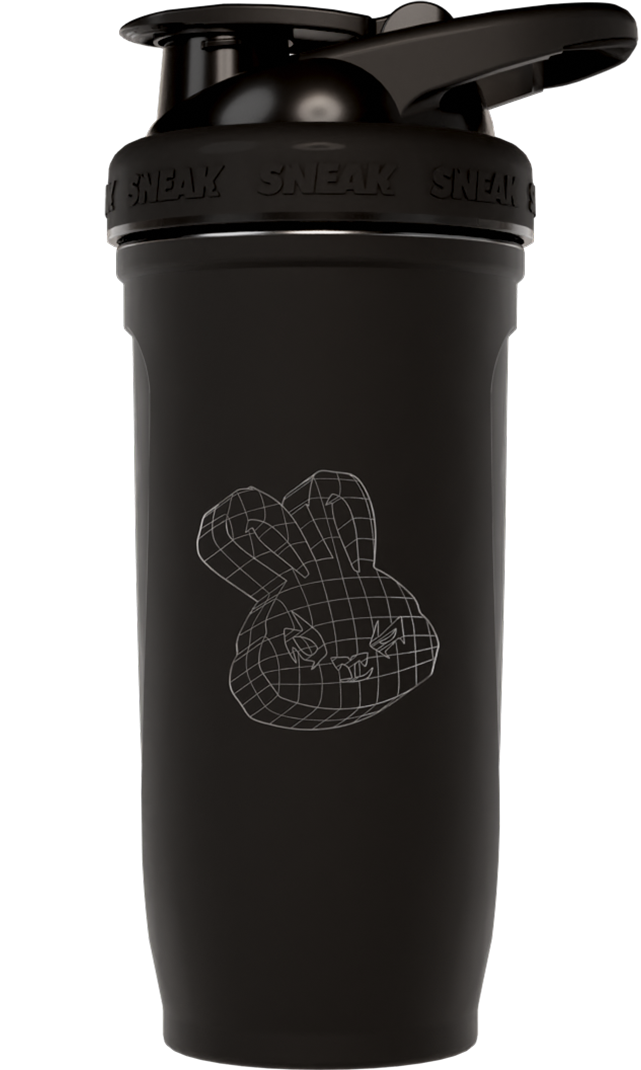 Sneak Energy Black Metal Shaker 800ml – Sneak US